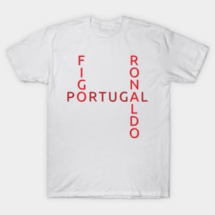 Luis Figo Portugal Cristiano Ronaldo T-Shirt